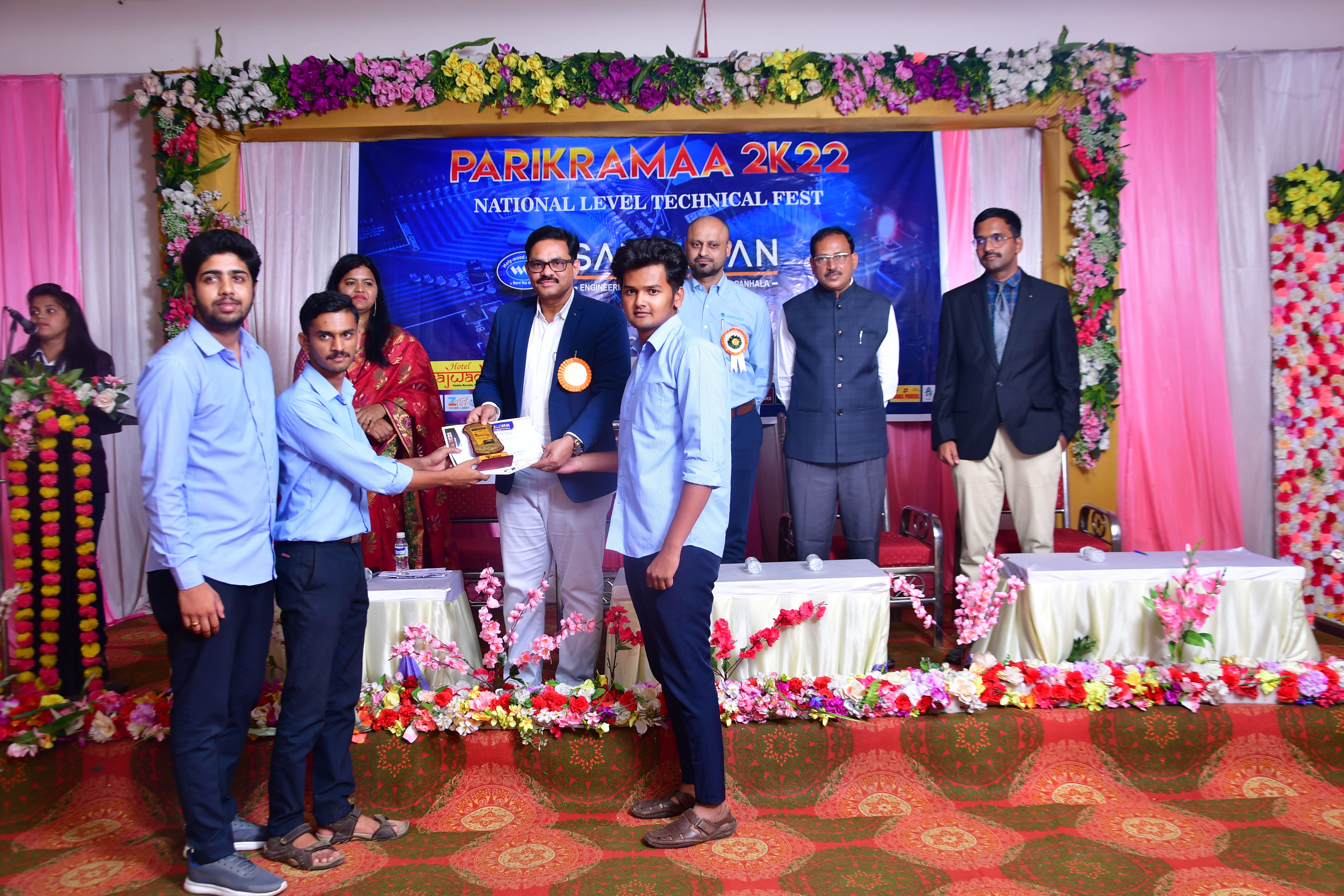 Parikramaa2k22 Prize Distribution
